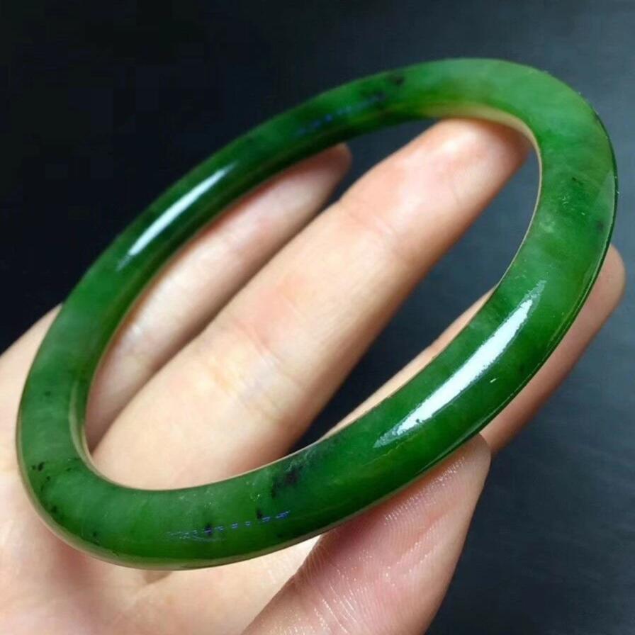 Thin Jade Crystal Bangle