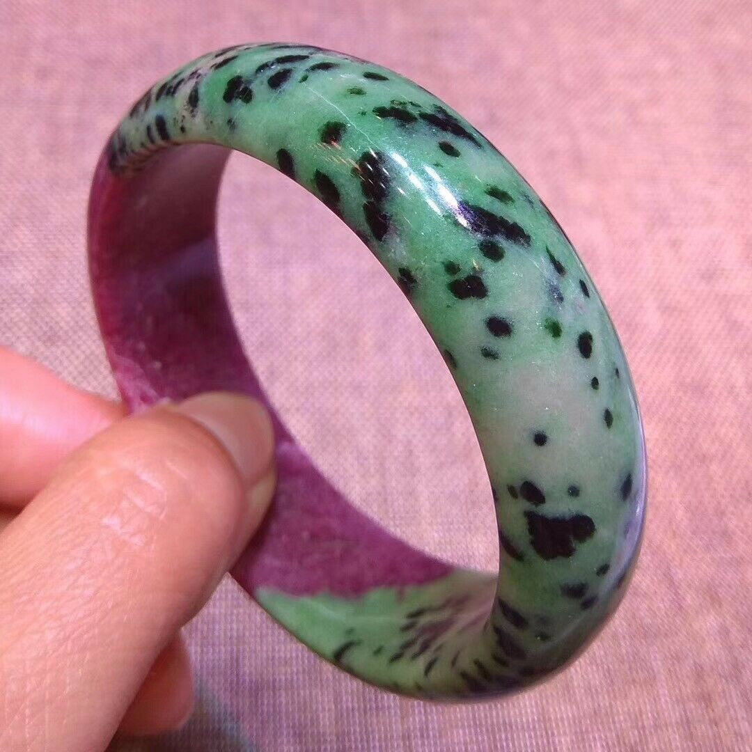 Ruby Zoisite Crystal Bangle