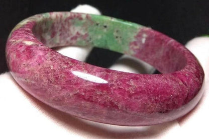 Ruby Zoisite Crystal Bangle