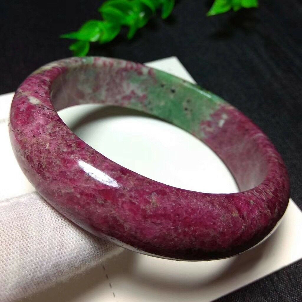 Ruby Zoisite Crystal Bangle