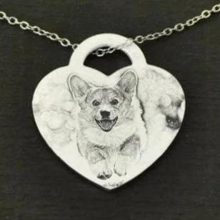 Collier photo commémoratif gravé sur mesure pour animaux de compagnie