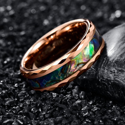 Bague forgée en or La Reine des Neiges en argent sterling 925 Bague forgée en or La Reine des Neiges en argent sterling 925
