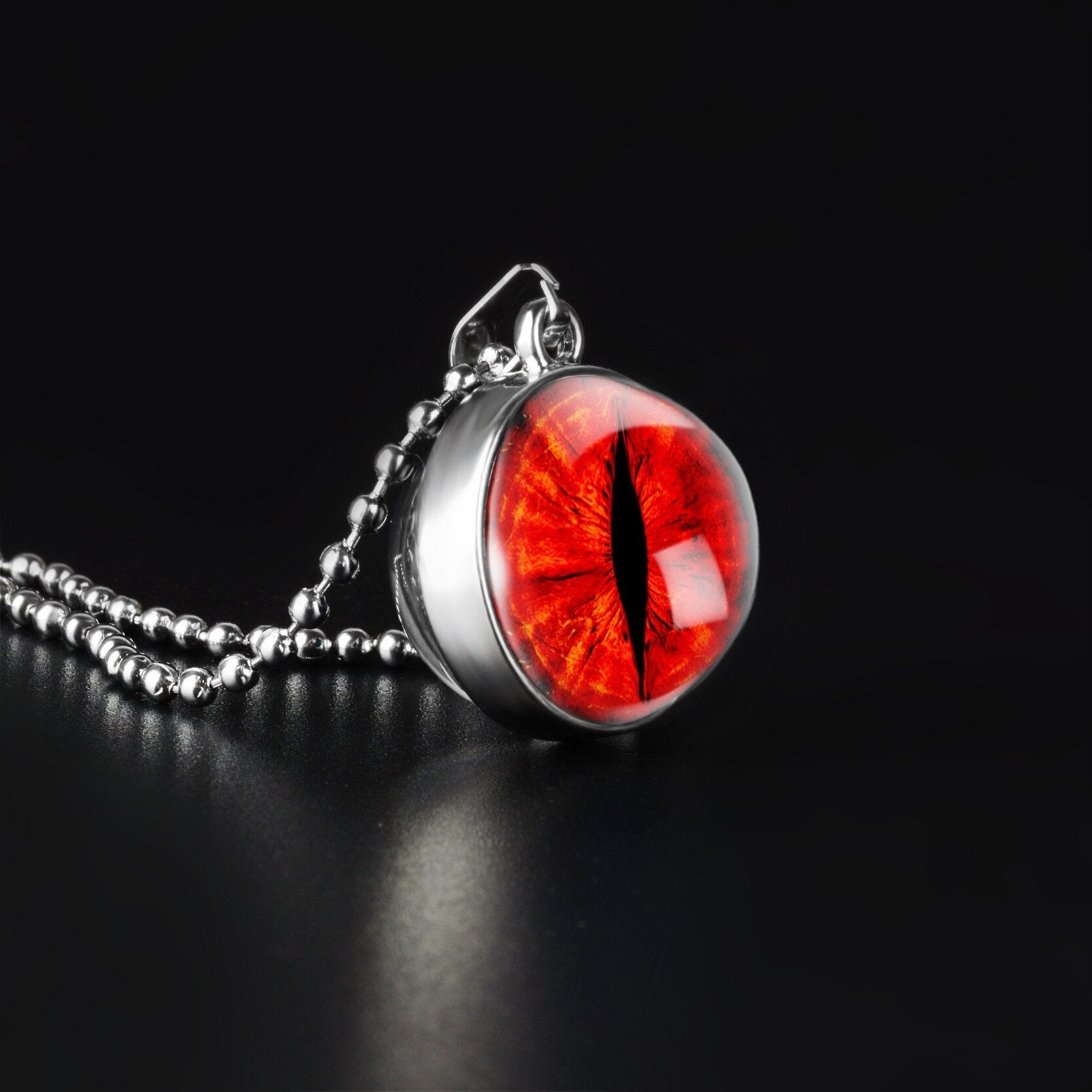 Fashion Cat Eye Necklace Dragon Eye DIY Art Picture Glass Cabochon Pendant  Long Chain Crystal Necklaces for Men Jewelry : Amazon.ca: Clothing, Shoes &  Accessories