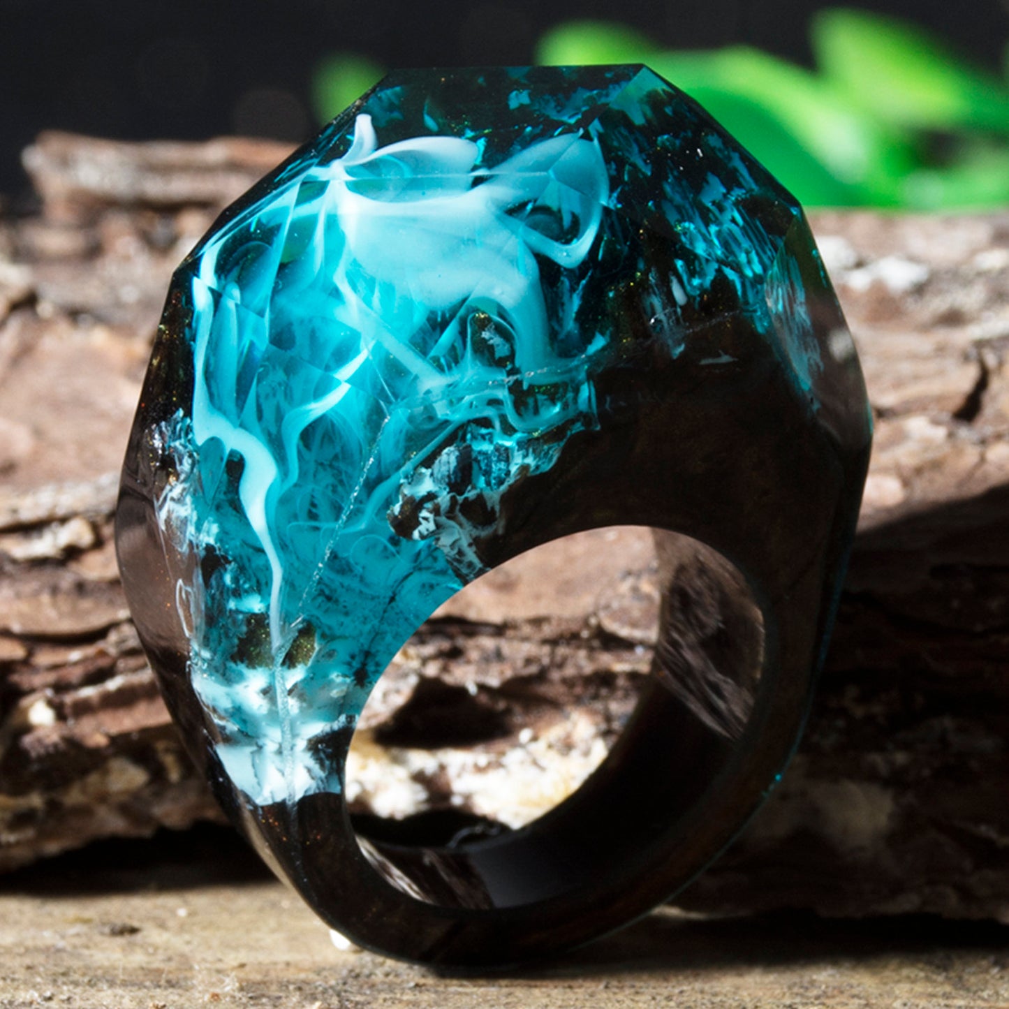 Swirling Ocean Secret World Ring