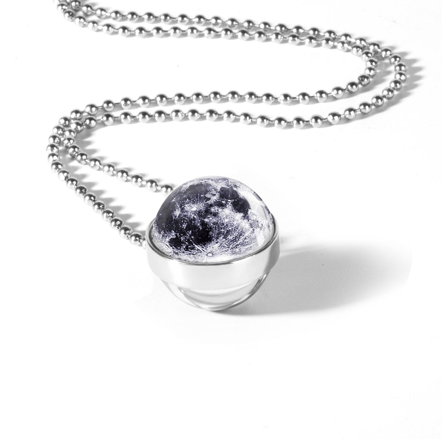 Realistic Moon Necklace