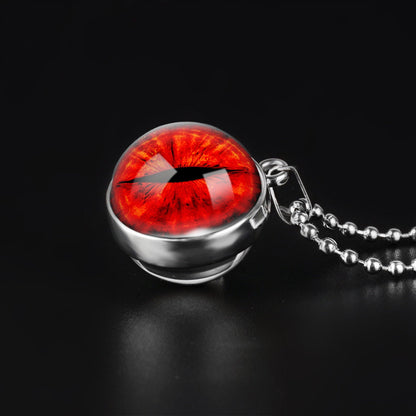 Collier Oeil de Démon Rouge