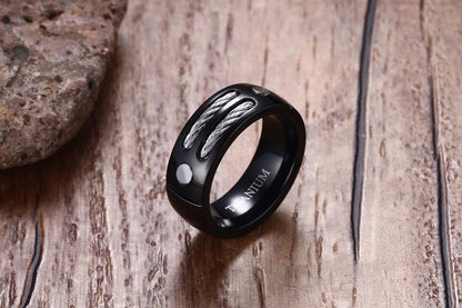 Titanium Steel Cables Ring Unique Wedding Rings Titanium Wedding Band Mens Titanium Ring Architectural Ring Engineer Ring Gifts for Engineer