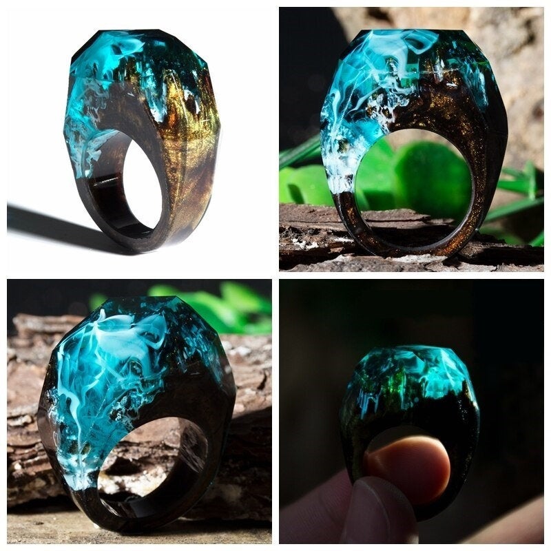 Swirling Ocean Secret World Ring