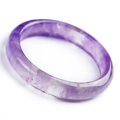 Bracelet en pierre précieuse d'améthyste violette