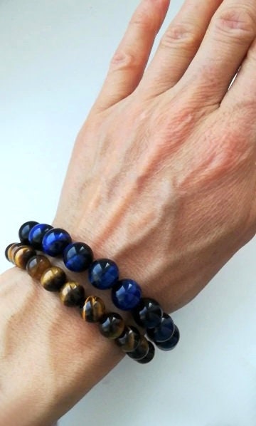 Blue Tiger Eye Bracelet