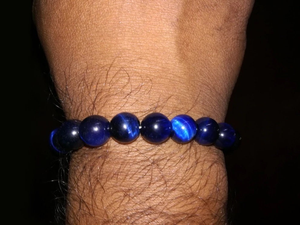 Blue Tiger Eye Bracelet