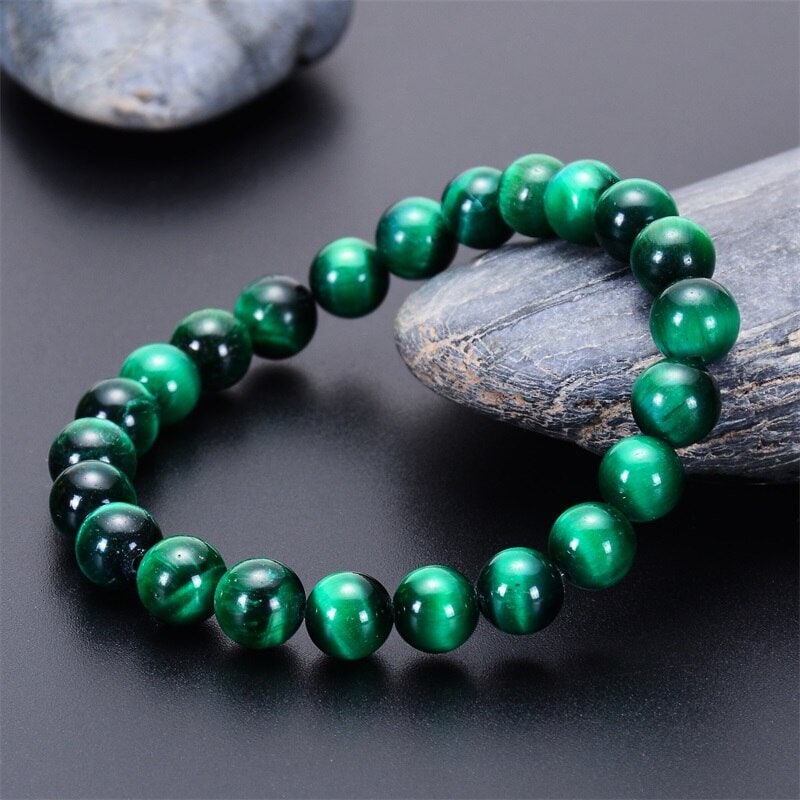 Green Tiger Eye Crystal Bracelet