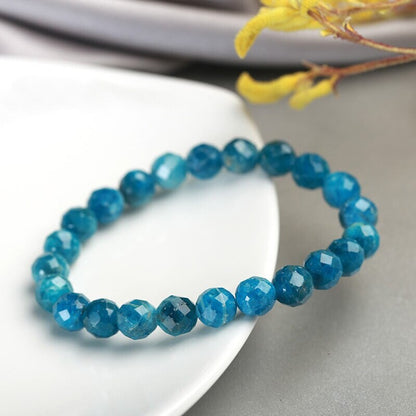 Blue Apatite Crystal Bracelets