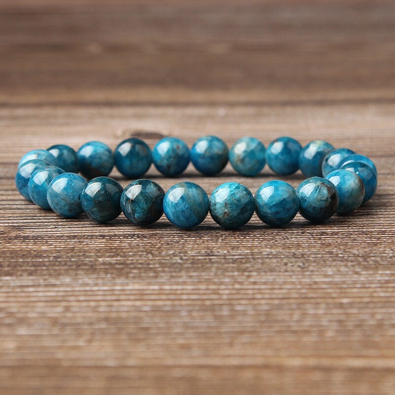 Blaue Apatit-Kristall-Armbänder