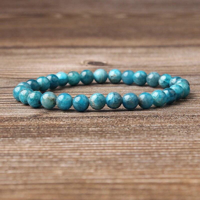 Blue Apatite Crystal Bracelets