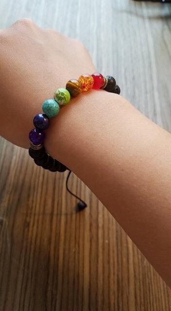 7 Chakras Essential Oil Bracelet