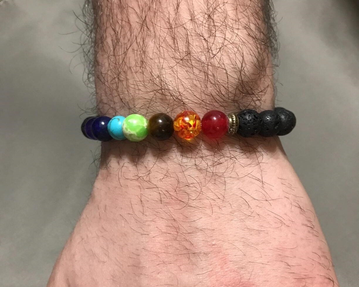 7 Chakras Essential Oil Bracelet