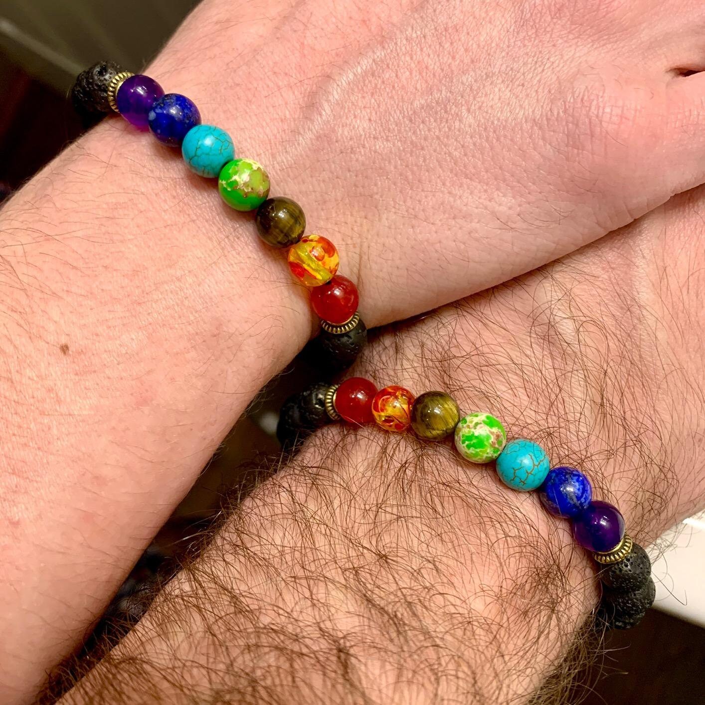 7 Chakras Essential Oil Bracelet