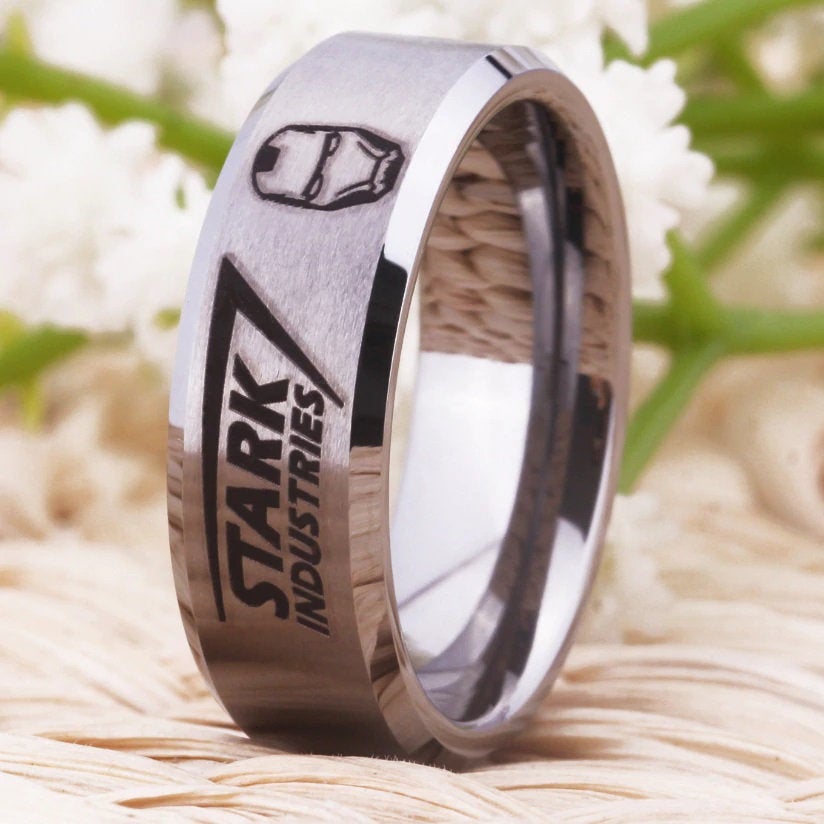 Bague Stark Industries Marvel Iron Man pour homme The Wistful Woods