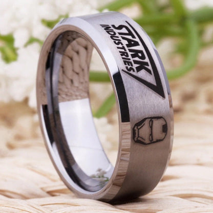 Stark Industries Marvel Iron Man Ring für Herren