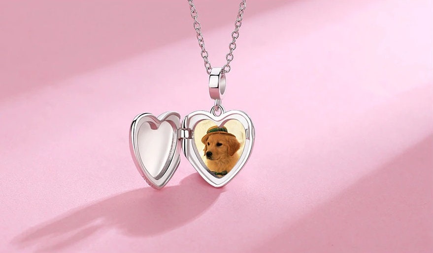 Customized 925 Sterling Silver Photo Locket