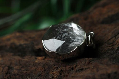 Real Meteorite Pendant in Silver