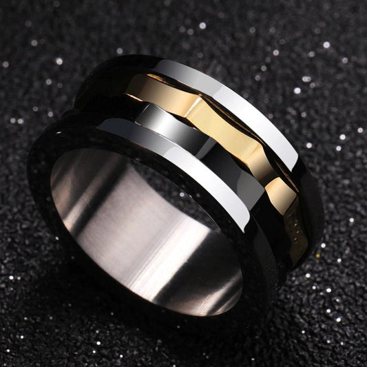 Gear Spinner Ring für Herren aus Wolfram