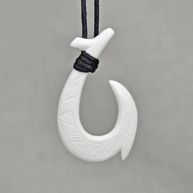 Tribal Fish Hook Maori Necklace