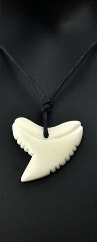 Shark Tooth Bone Pendant