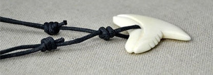 Shark Tooth Bone Pendant