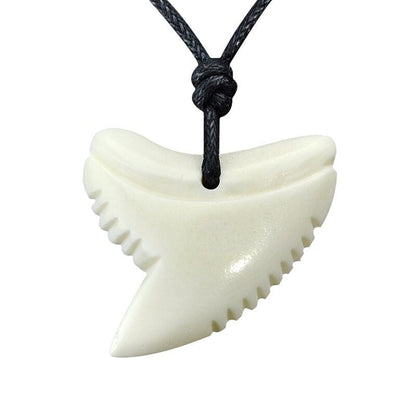 Shark Tooth Bone Pendant