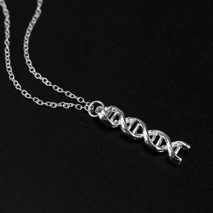 Pendentif molécule d’ADN en or