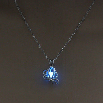 Glowing Butterfly Necklace