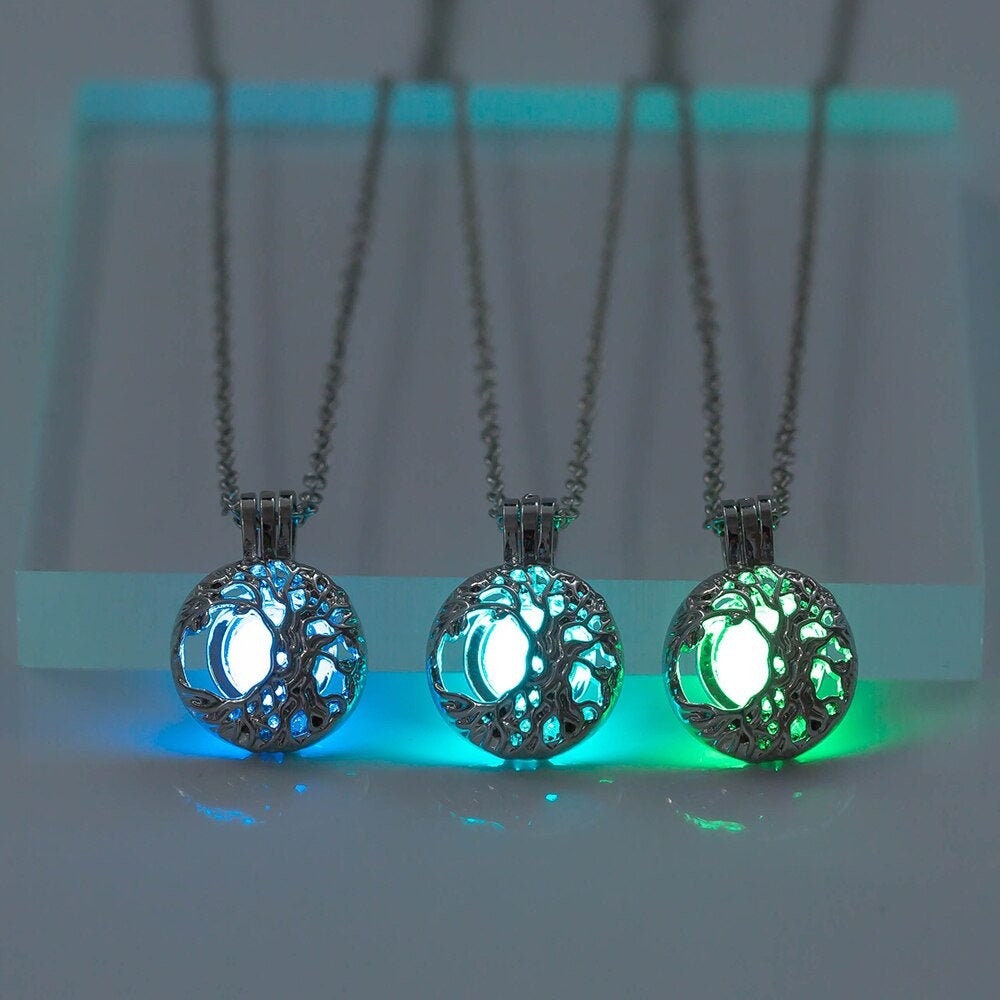 Pendentif lumineux arbre de vie noueux