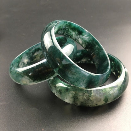 Moss Agate Gemstone Ring