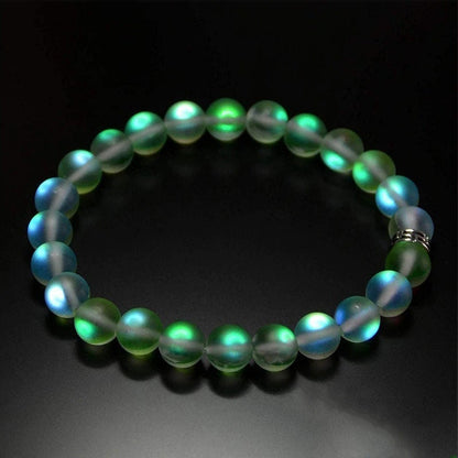 Bracelet en verre sirène blanc