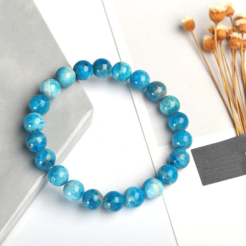 Blue Apatite Crystal Bracelets