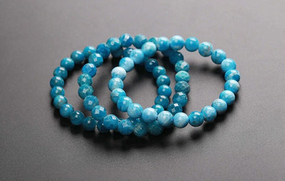 Blue Apatite Crystal Bracelets