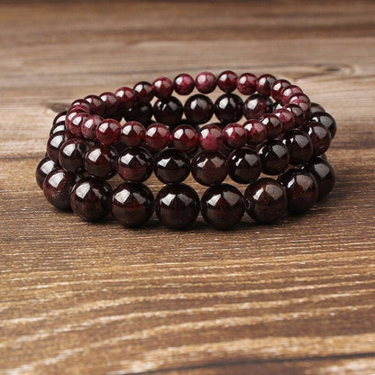 Bracelet Grenat Rouge