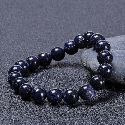 Sparkly Blue Goldstone Bracelet