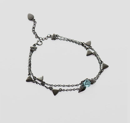 Rose Bracelet in 925 Sterling Silver