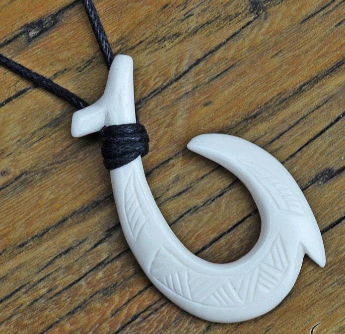 Tribal Fish Hook Maori Necklace