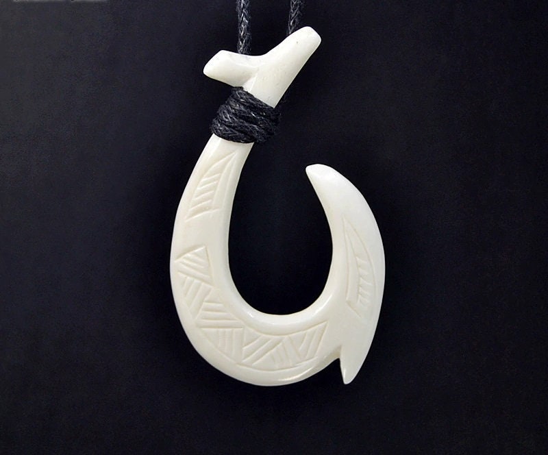 Tribal Fish Hook Maori Necklace