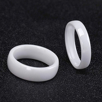 His and Hers Zirconium Ceramic Hypoallergenic Wedding Bands