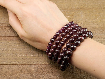 Bracelet Grenat Rouge