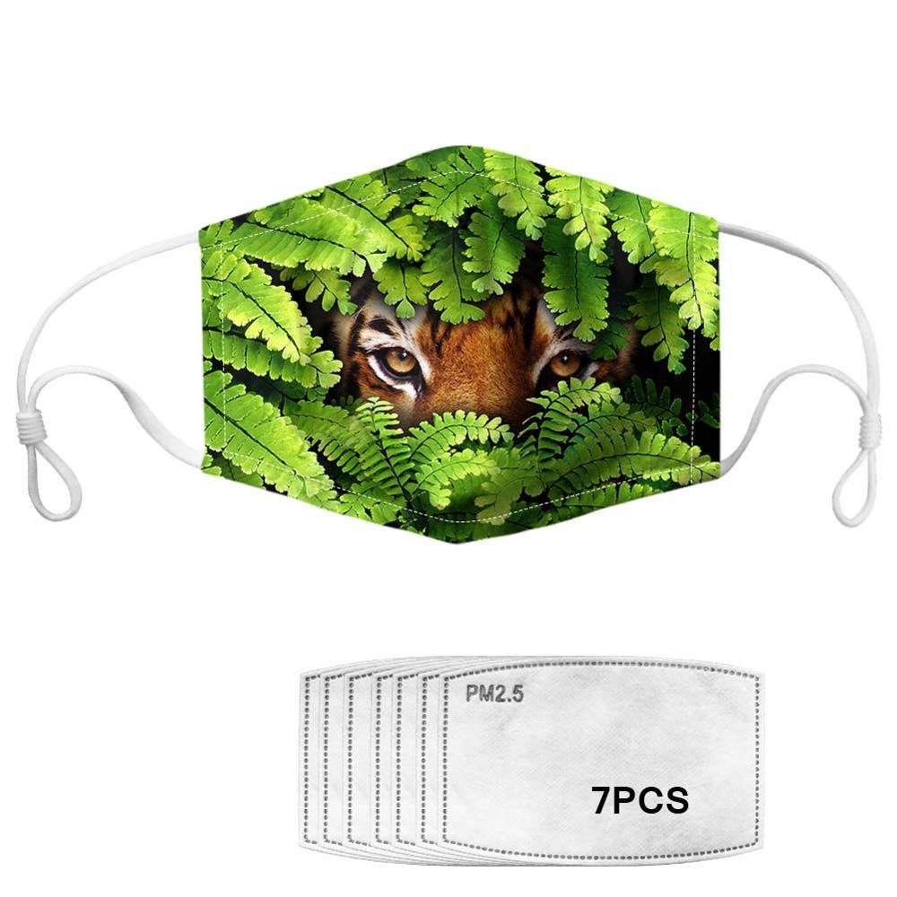 Masque de jungle de tigre avec filtres