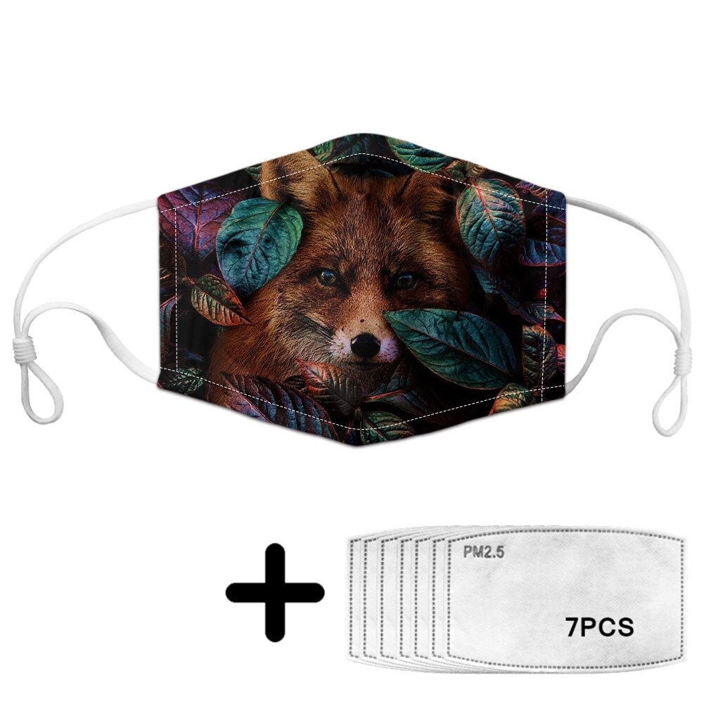 Wolf Moon Gesichtsmaske mit Filtern