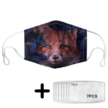 Wolf Moon Gesichtsmaske mit Filtern