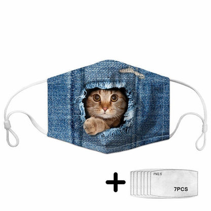 Kitty Surprise Gesichtsmaske mit Filtern