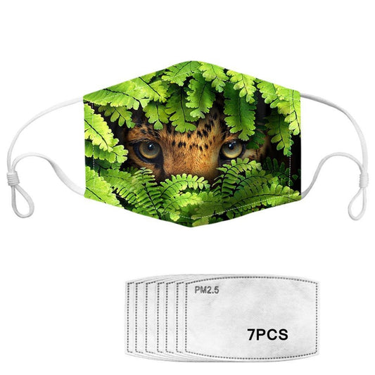 Black Panther-Maske mit Filtern